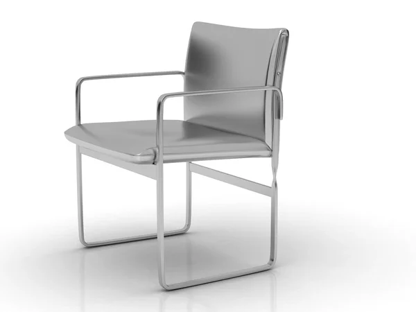 Demir çelik sandalye — Stok fotoğraf