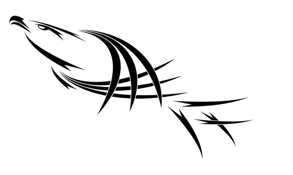 Tatouage d'aigle — Image vectorielle