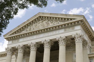 Old courthouse of Nimes, Gard, France clipart