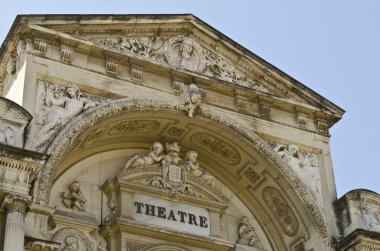 Old theater in Avignon, France clipart