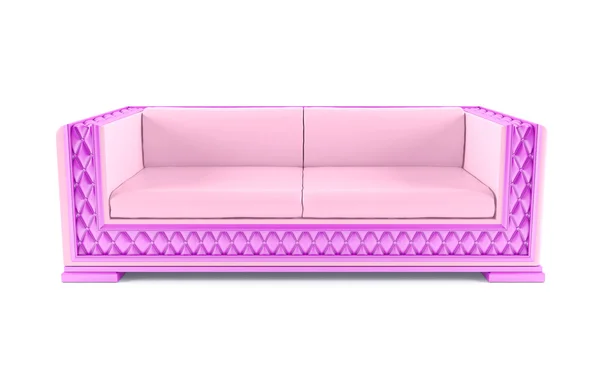 Luxus kanapé elszigetelt fehér background — Stock Fotó
