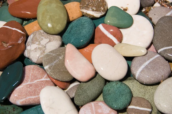 stock image Colorful sea pebbles