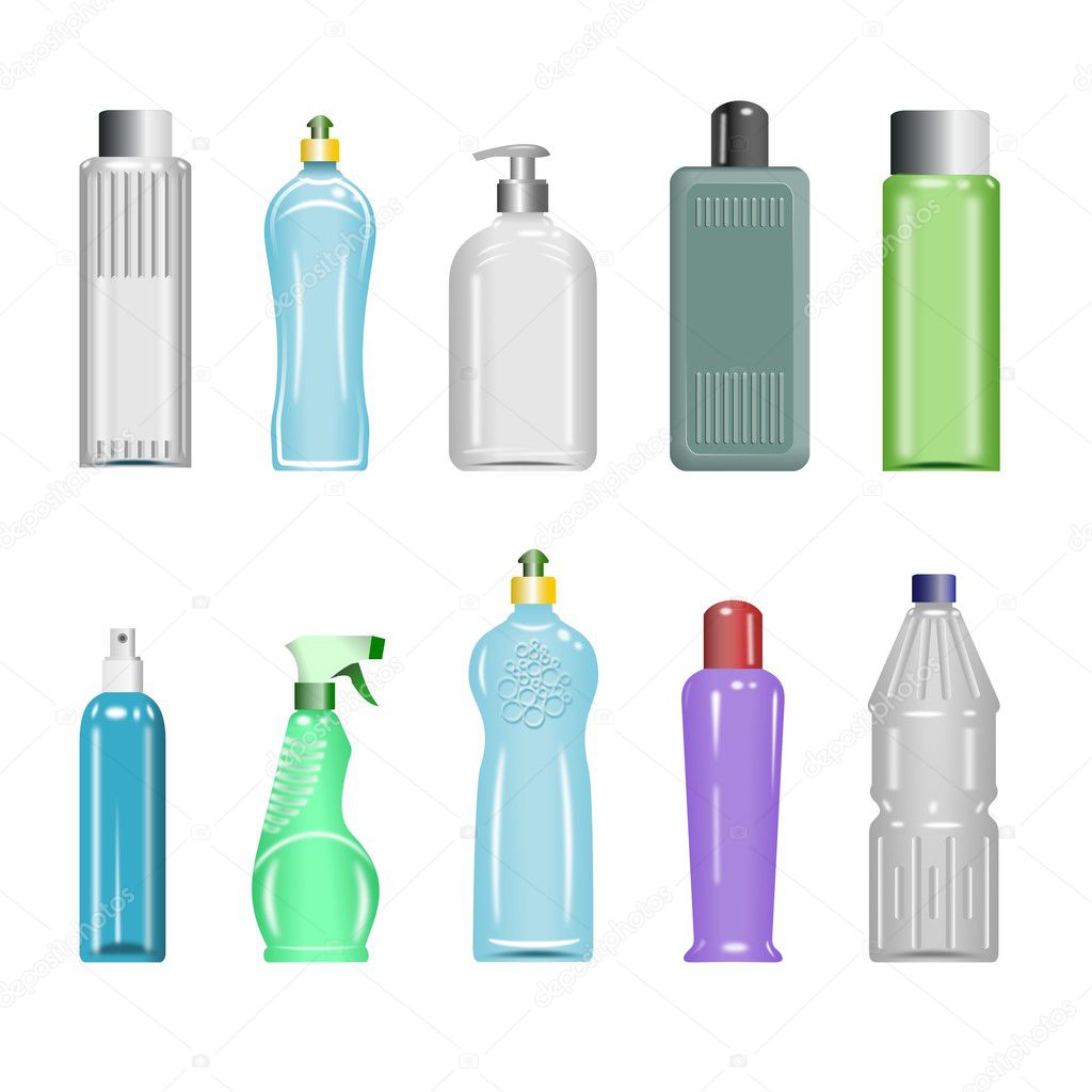Plastic Bottles Set 5