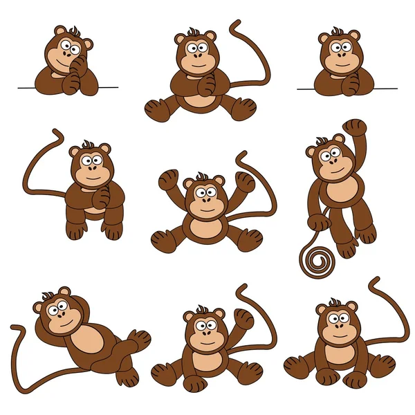 Θρασύς πίθηκο — Διανυσματικό Αρχείο
