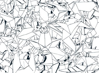 Origami Background clipart