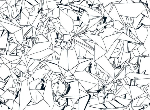 Origami φόντο — Διανυσματικό Αρχείο