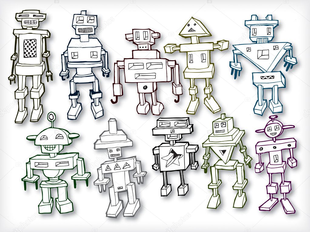 vintage robots