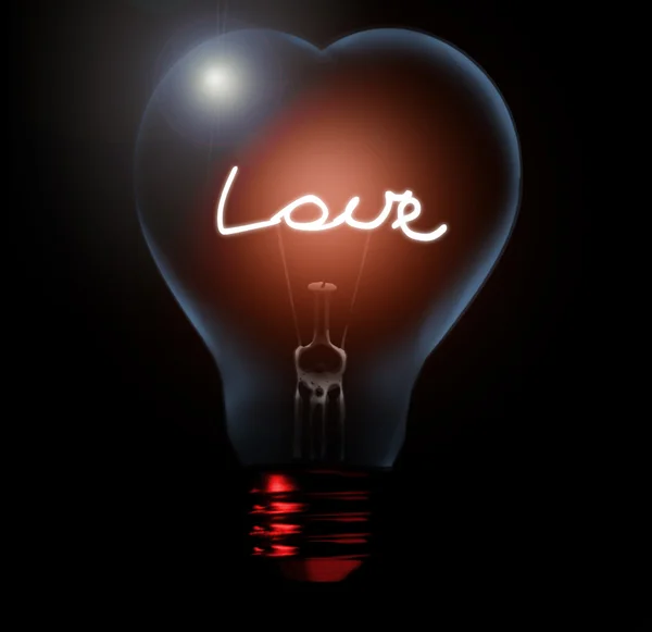 Miłość jest koncepcja enenrgie — Zdjęcie stockowe