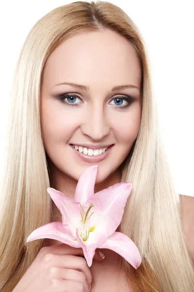 Orchid lady — Stock Photo, Image