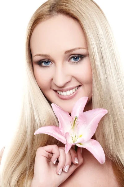 Orchid lady — Stock Photo, Image