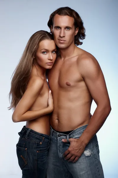 Couple de jeans Images De Stock Libres De Droits