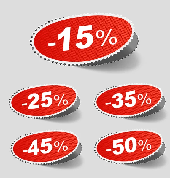 Försäljning procent — Stock vektor