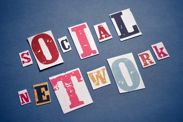 Concetto di social network — Foto Stock