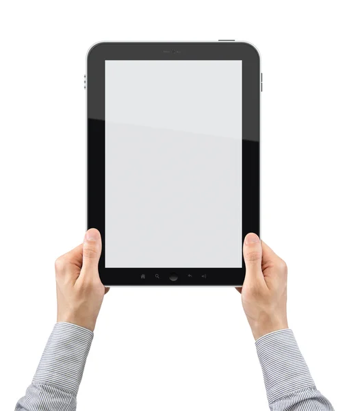 Holding Tablet PC — Stock Photo, Image