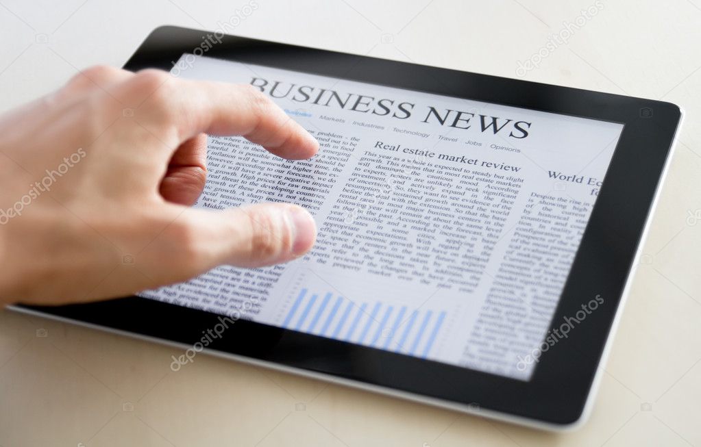 Business News On Tablet PC