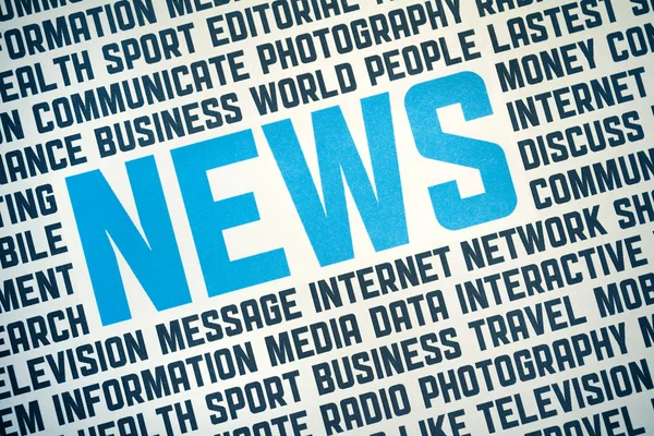 News Sign Poster — Stock Photo, Image