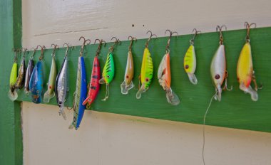 Fishing lures clipart