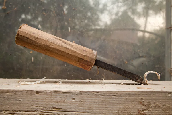 Cincel de madera — Foto de Stock