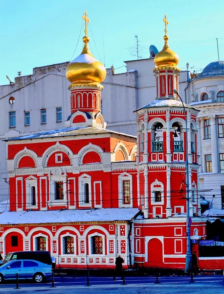 O templo em Moscou — Fotografia de Stock