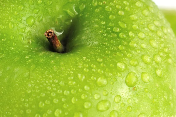 Closeup green apple — Stock Photo, Image