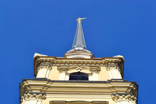 Bell tower and spire of St Peter and Paul Cathedral — Stock Photo, Image