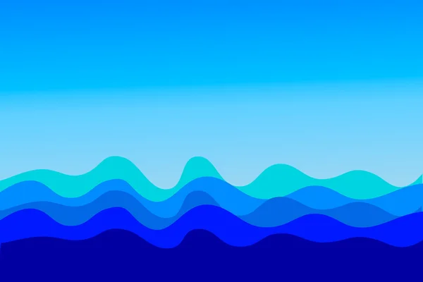 stock vector Sea waves