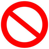 Картина, постер, плакат, фотообои "не разрешенный знак
", артикул 5952707