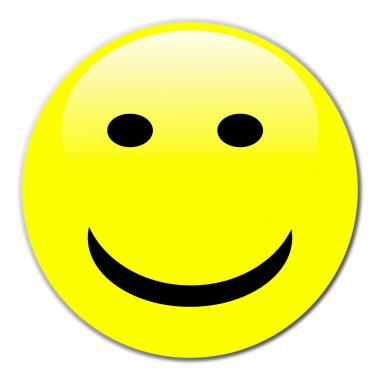 Smile button clipart