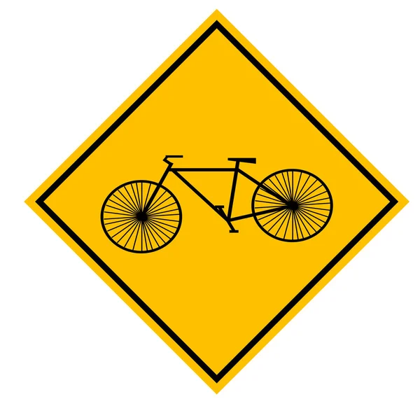 Bicyle sign illustration — Stock Vector