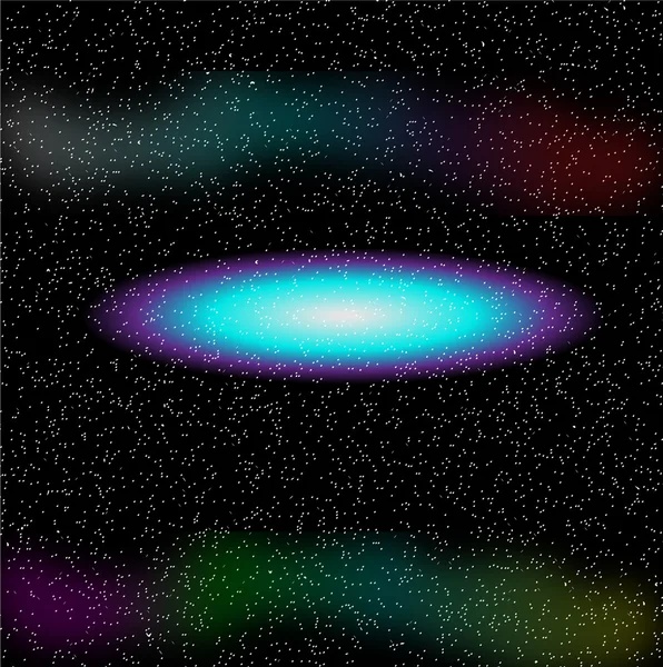 Galáxia no espaço — Vetor de Stock
