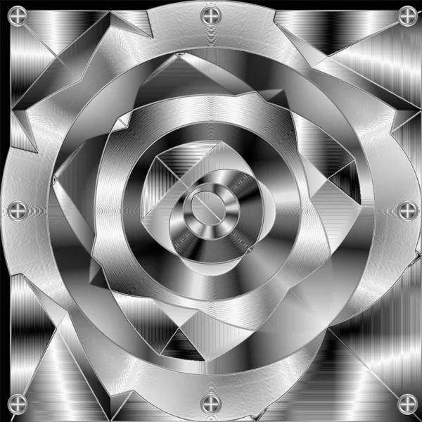 Абстрактним фоном металеві — стоковий вектор