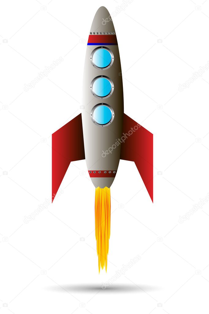 Starting red rocket