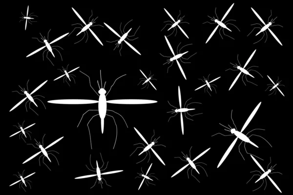 Moustiques — Image vectorielle