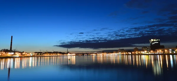 St Petersburg gece görünümü — Stok fotoğraf