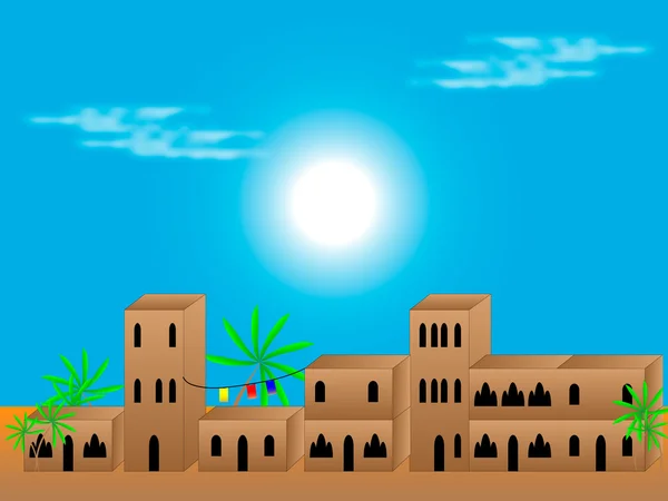 Trimestre arabe — Image vectorielle