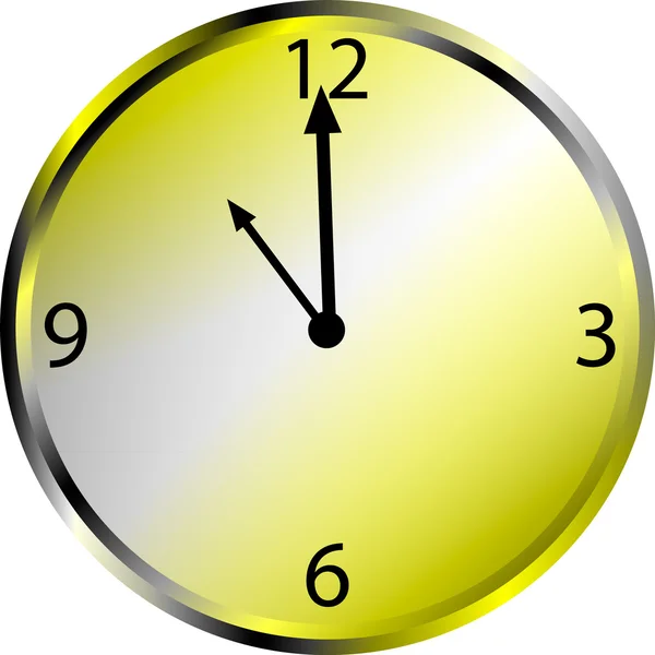 Ícone do círculo do relógio — Vetor de Stock