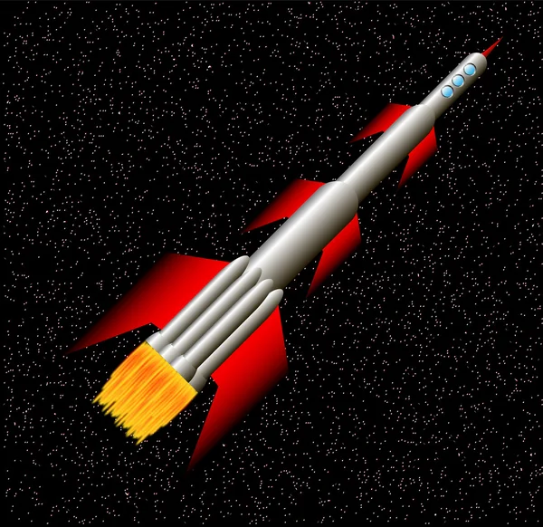 Hely rakéta — Stock Vector