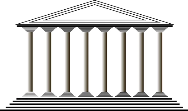 Templo grego —  Vetores de Stock