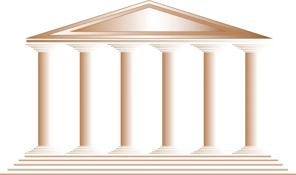 Templo griego — Vector de stock