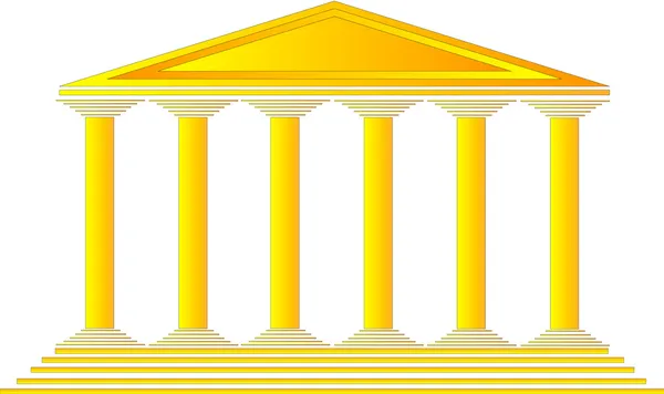 Греческий храм — стоковый вектор