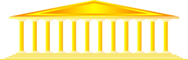 Řecký chrám — Stockový vektor