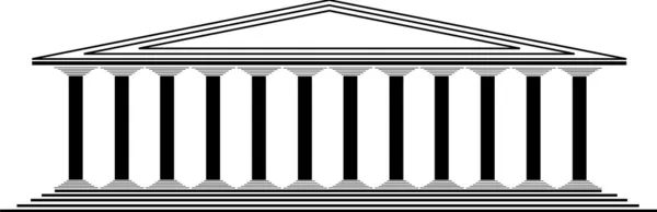 ग्रीक मंदिर — स्टॉक वेक्टर