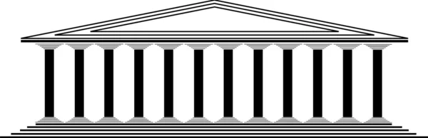 Templo grego —  Vetores de Stock