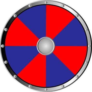 Round shield clipart