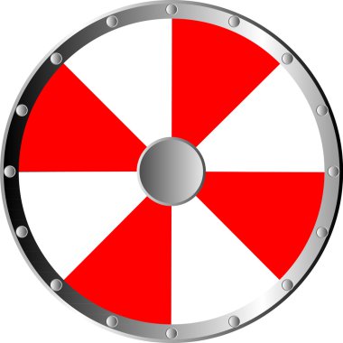 Round shield clipart