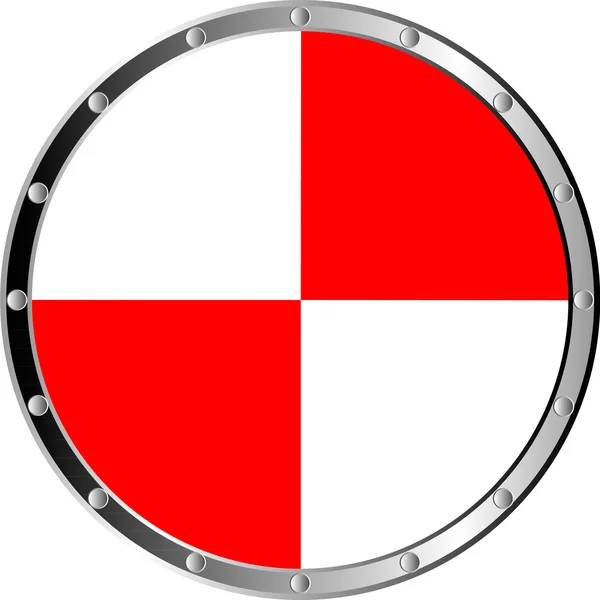 Круглый щит — стоковый вектор