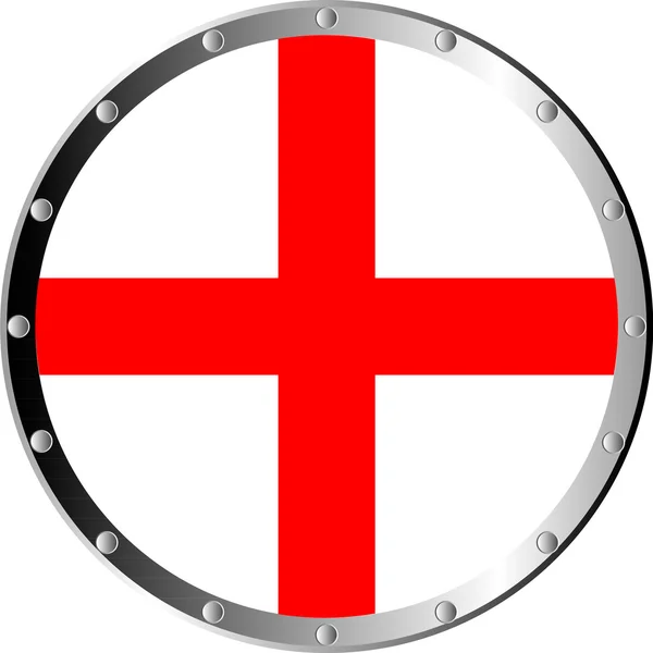 Круглий щит — стоковий вектор