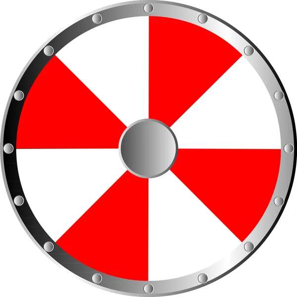 Круглий щит — стоковий вектор