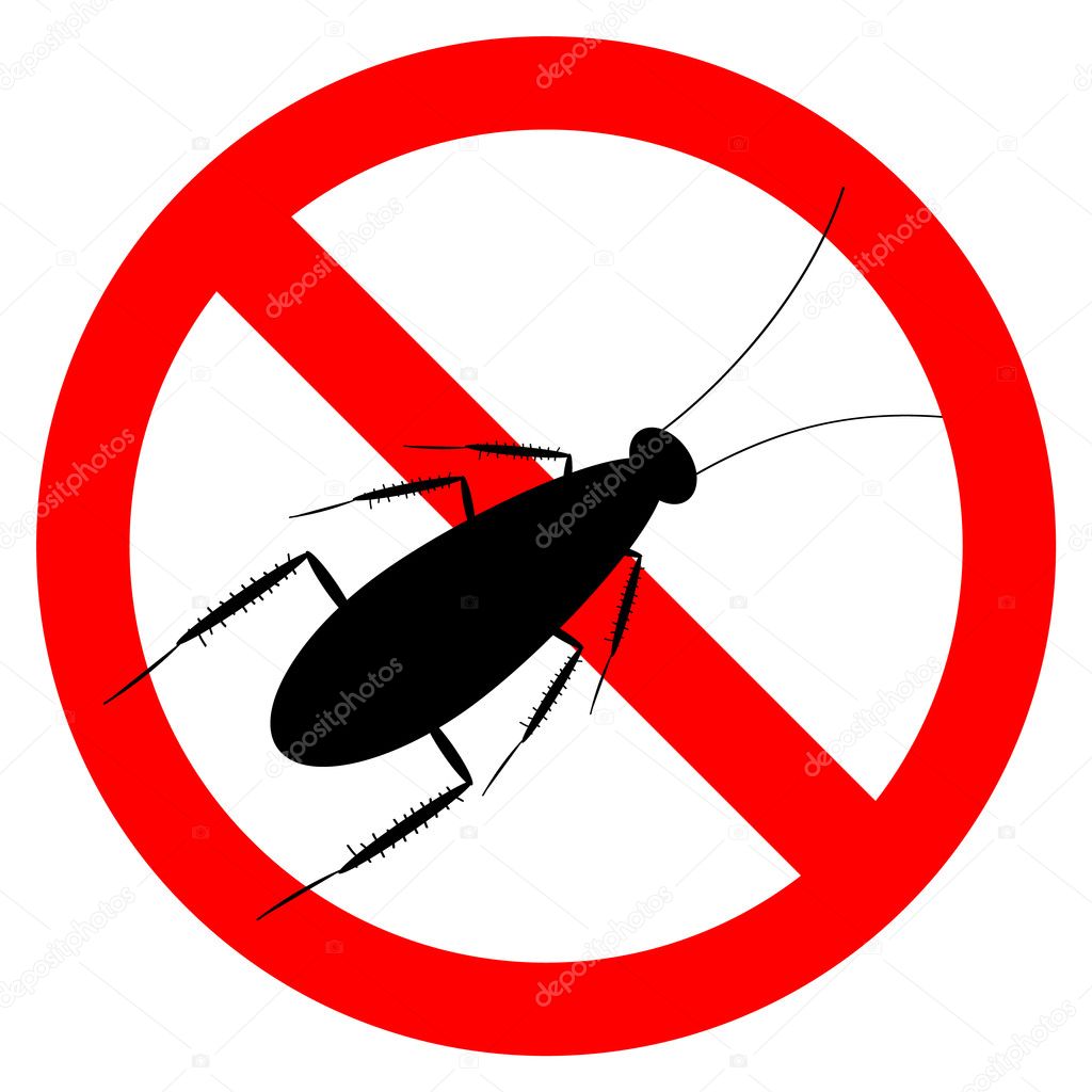 Forbidding vector sign - stop cockroach