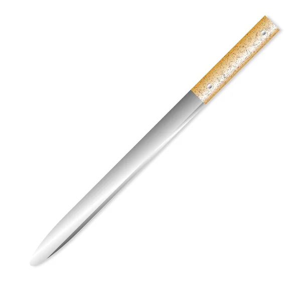 Knife on white — Stock Vector